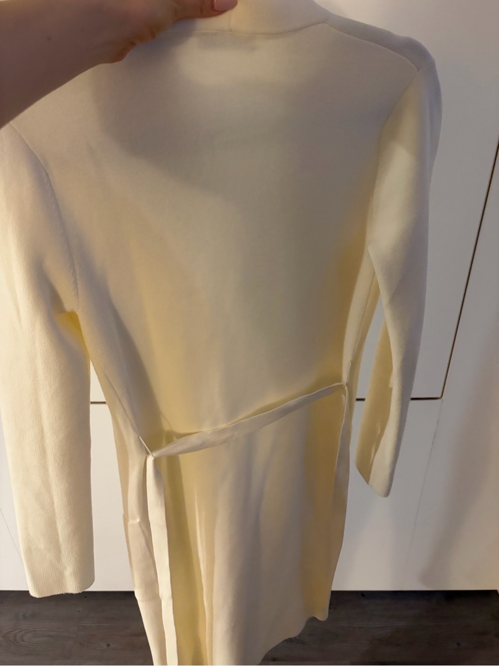 Babaton Ivory Long Knit Robe - Picture 7 of 7
